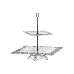 Kệ Bánh 2 Tầng Pierced CRYSTAL BOHEMIA