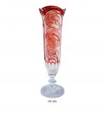 BÌNH BÔNG PHA LÊ MÀU BOHEMIA - (BOHEMIA-VASE)