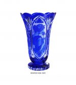 BÌNH BÔNG PHA LÊ MÀU BOHEMIA - (BOHEMIA-VASE)