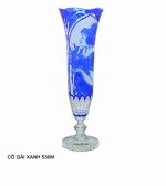 Bình Bông Pha Lê Có Chân Mucha GLASS AGES - Ảnh 3