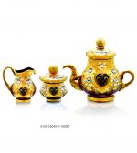 BỘ BÌNH TRÀ THỦY TINH MÀU 9109