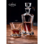 SET 1+6 Bộ Rượu Whisky Cooper Aurum Crystal - Ảnh 2