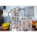Set 1+6 Bộ Bình Nước Diamond CRYSTAL BOHEMIA - Ảnh 3