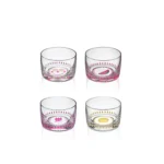 Bộ 4 Chén Nhỏ Đựng Hạt Candyland (họa tiết) Crystalex